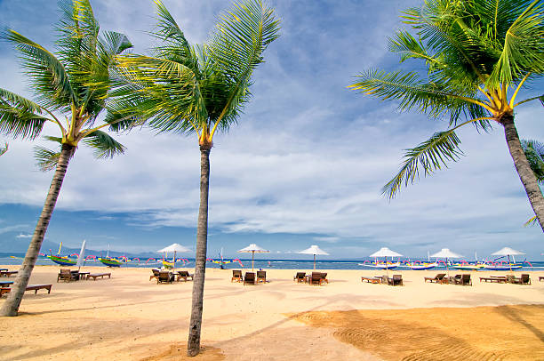 istock Sanur beach on Bali island, Indonesia 588393812