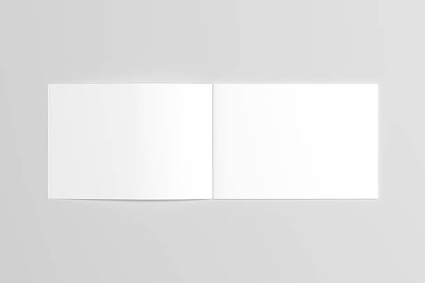 istock A4 Landscape Catalog / Magazine Mock-Up - Saddle Stitch. Illustration 588593454
