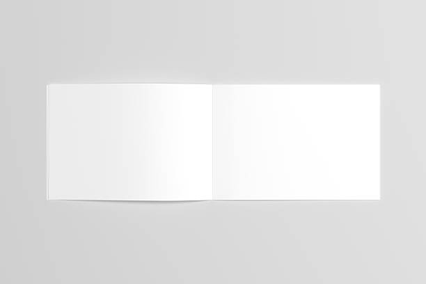 istock A4 Landscape Catalog / Magazine Mock-Up - Saddle Stitch. Illustration 588593592