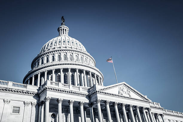 united states capitol  - national congress building foto e immagini stock