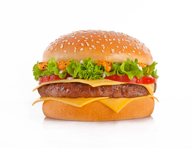 istock The perfect hamburger with cheese, tomato, onions and lettuce. 588595798