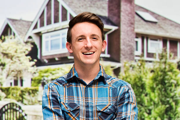 istock Smiling man standing outdoors 588601414