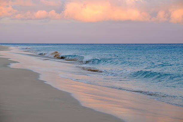istock View on the sea on the sunset. 588602228