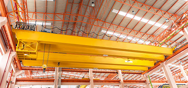 istock Production Factory Overhead Crane 588602380
