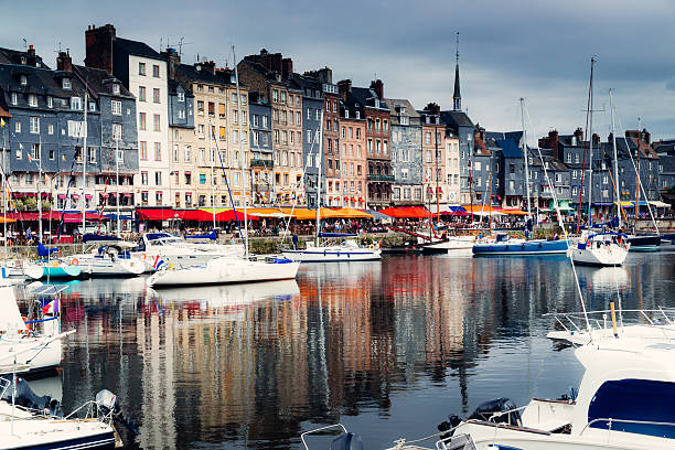 istock Honfleur harbor, Normandy, France 588605414