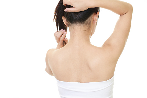 Back Of Young Woman Stock Photo - Download Image Now - Women, One Woman  Only, Rear View - iStock
