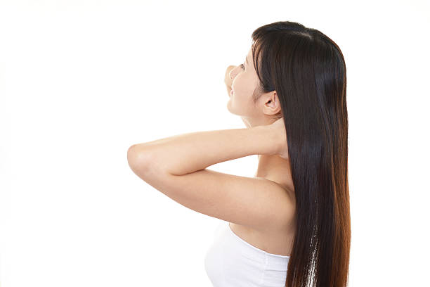 istock Woman with beautiful long hair 588607344