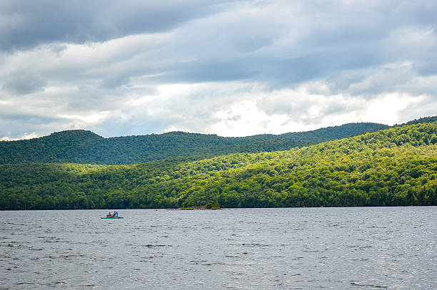 istock Scenic view of the lake. 588608496