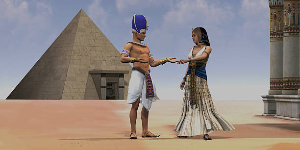 istock Egyptian Queen Pharaoh Temple 588609342