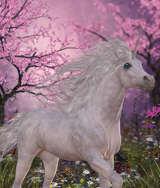 istock Unicorn Cherry Blossom Glen 588610092