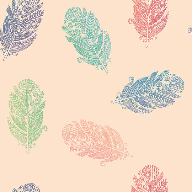 Feather Trace Pattern 410+ Flower Patterns To Trace Stock Photos, Pictures & Royalty-Free ...
