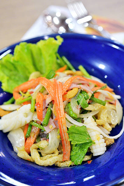 istock Seafood Spicy Salad 588618792