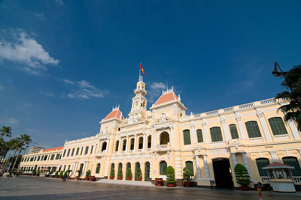 istock Ho Chi Minh City Hall in Saigon, Vietnam 588619244