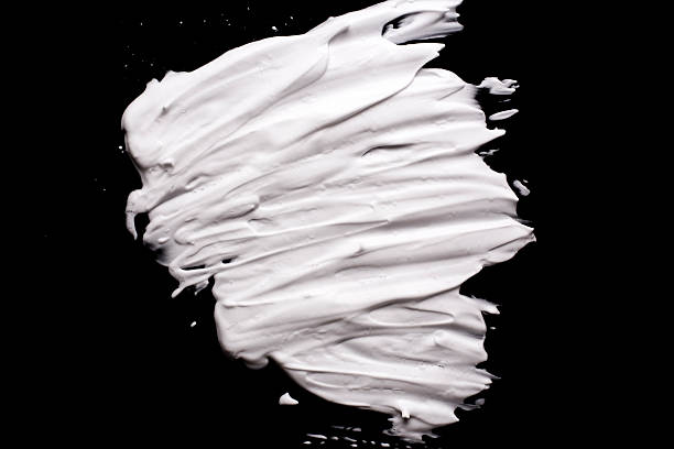 Shave foam or cream isolated on black background Shave foam or cream isolated on black background shaving cream stock pictures, royalty-free photos & images