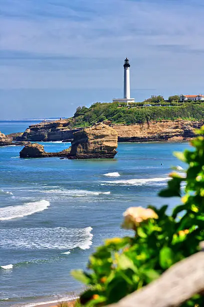 Photo of Cote d'Argent - The main beach of Biarritz with lighthouse