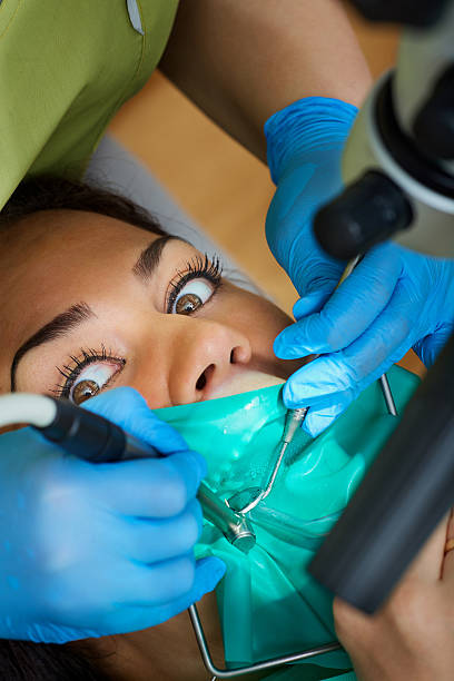 istock Concept phobia dentist, dentistry, instruments, dental c 588954268