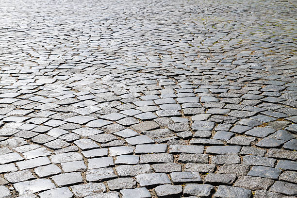 istock The road is paved with large stone 588959752