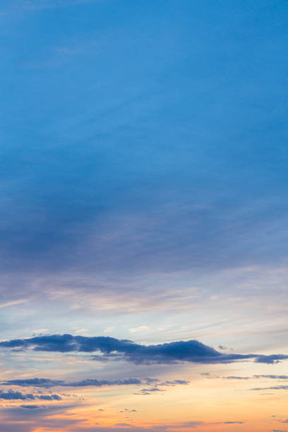 istock Beautiful coloured sky at sunset 588961098