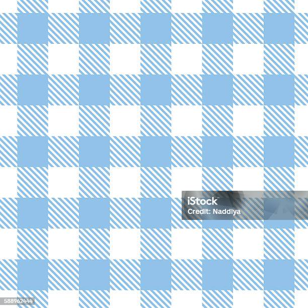 Gitenge Patterns Blue Blue Gingham Pattern Vector Seamless Texture Stock Illustration ...