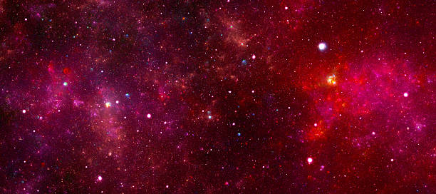 Red nebula stock photo