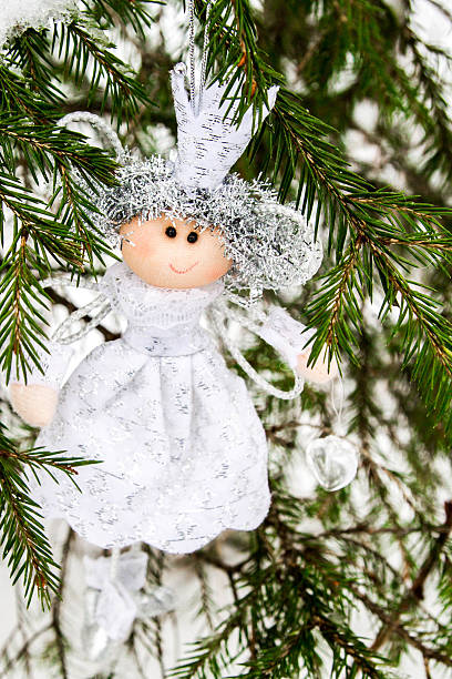 istock The angel on the Christmas tree 588973066