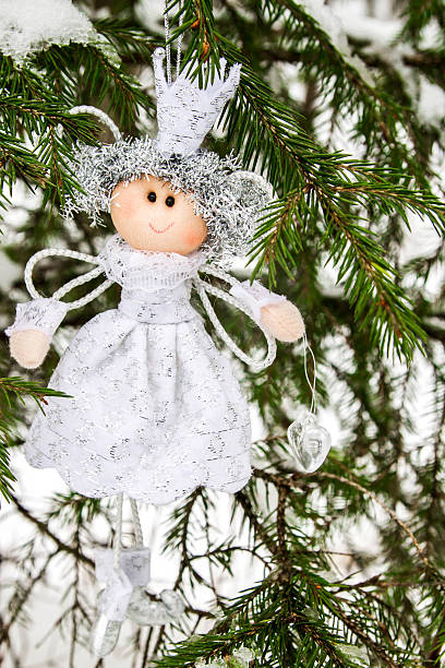 istock The angel on the Christmas tree 588973086
