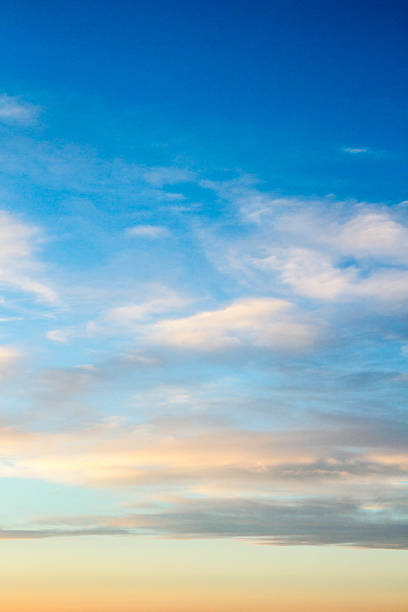 istock Beautiful coloured sky at sunset 588973562