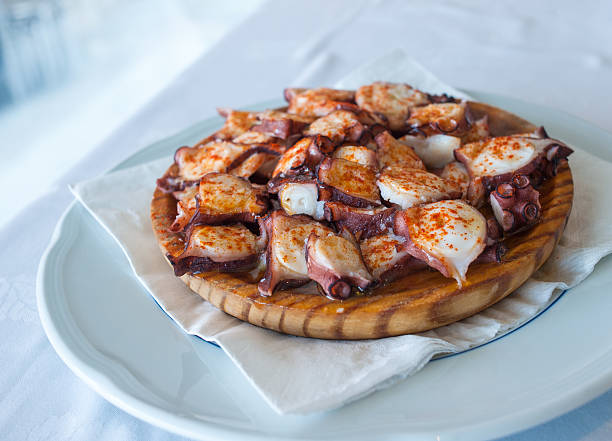 istock Galician style octopus, Galician octopus 588973804