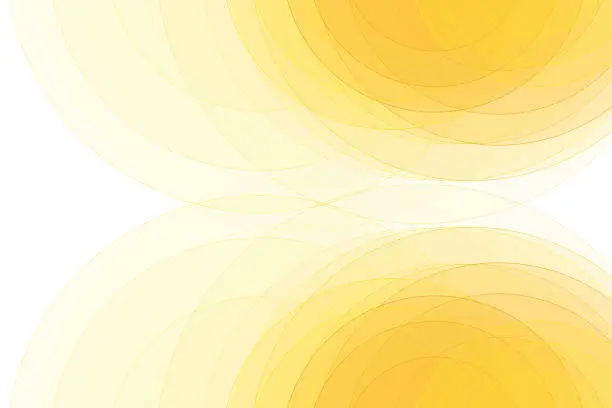 Vector illustration of Sunshine Semi Circle Background Horizontal