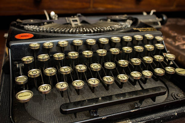 istock charming, elegant old typewriter used by poets and philosophers 588980352