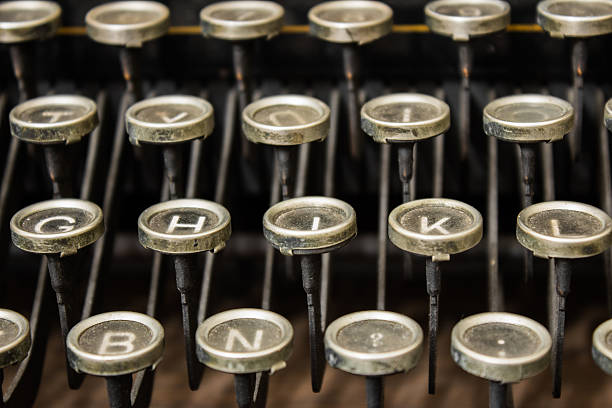 istock charming, elegant old typewriter used by poets and philosophers 588981568