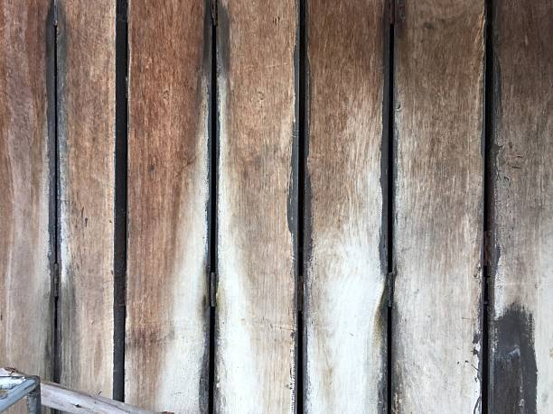 istock Old wood railway sleepers abstract architecture construction decor vintage wood 588986636