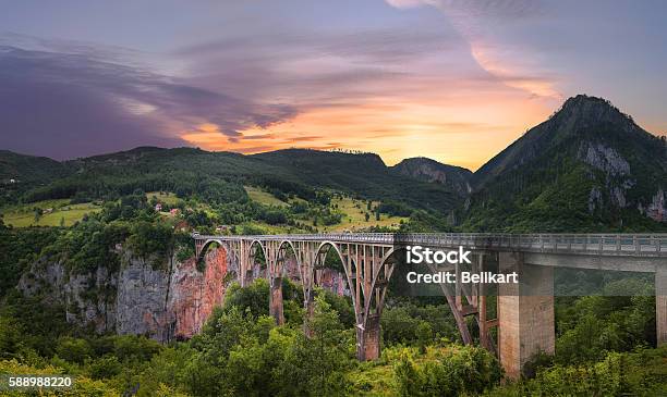 Brücke Dschudschwitscha Montenegro Stockfoto und mehr Bilder von Kosovo - Kosovo, Montenegro, Tara - Berg