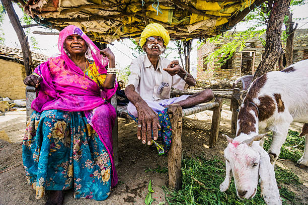 istock Old Indian couple 588988756