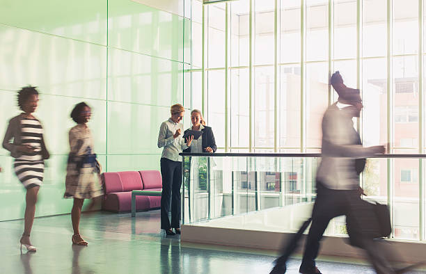 istock Business people in the office building 588998080