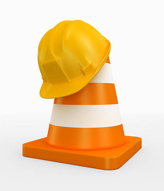 istock 3D illustration of under construction concept. 588998468