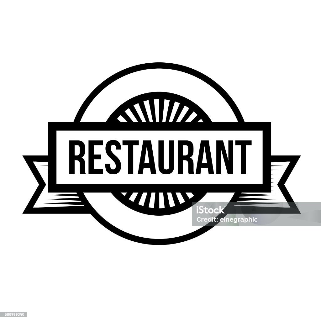 Restaurant vintage stamp Breakfast stock vector