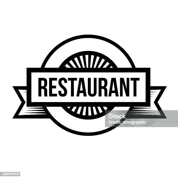 Restaurant Vintage Stamp Stock Illustration - Download Image Now - Breakfast, Business, Business Finance and Industry