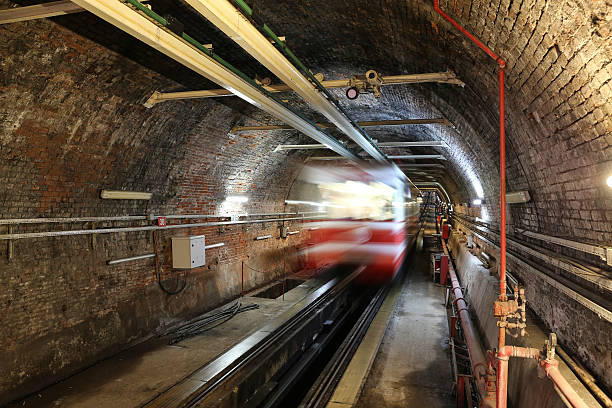 istock Old Tunnel Line in Istanbul city 589087164