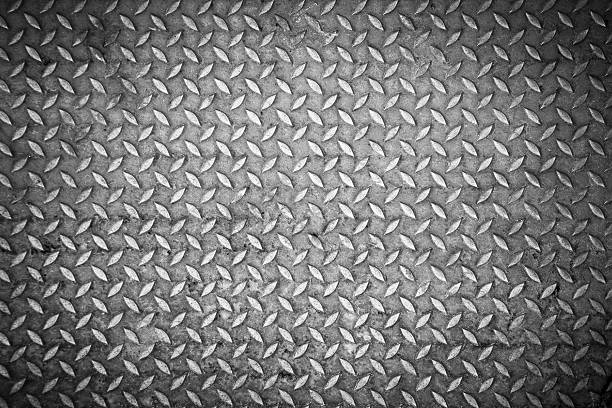 istock Diamond steel metal sheet 589103550