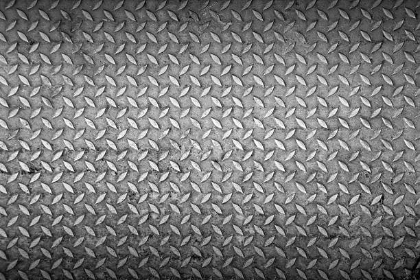 istock Diamond steel metal sheet 589103564