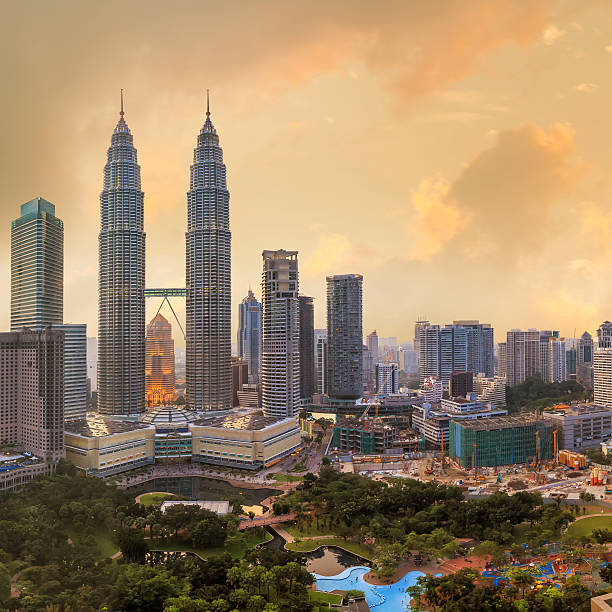 istock Kuala Lumper skyline at twilight 589104230