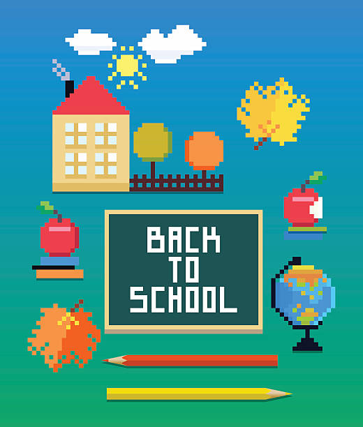 back to school 벡터 - maple leaf leaf autumn single object stock illustrations