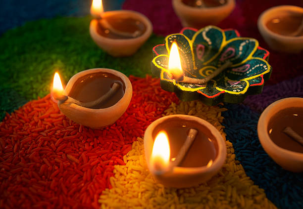 istock Diwali oil lamp 589114306