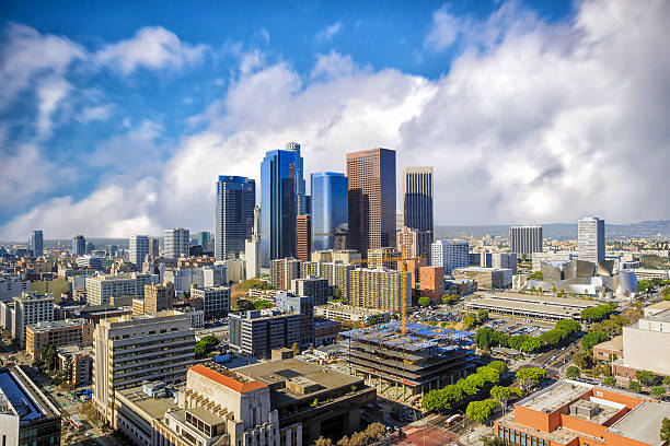 istock Downtown LA  skyline cityscape California 589115212