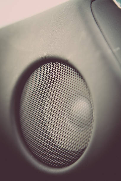 istock Car speaker detail 589115988