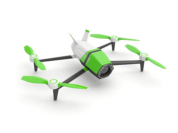 istock White drone quadrocopter with photo camera 589116552