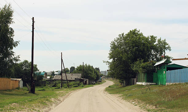 istock The old village in the summer 589116666