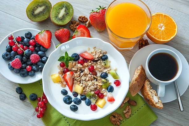 istock Yogurt with muesli and fresh fruits 589121316