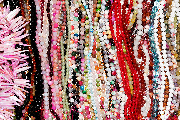 istock Necklaces in plastic beads 589121540